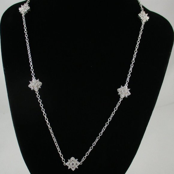 Robert Manse 2.24ct Double-Sided Station Necklace - Picture 1 of 7